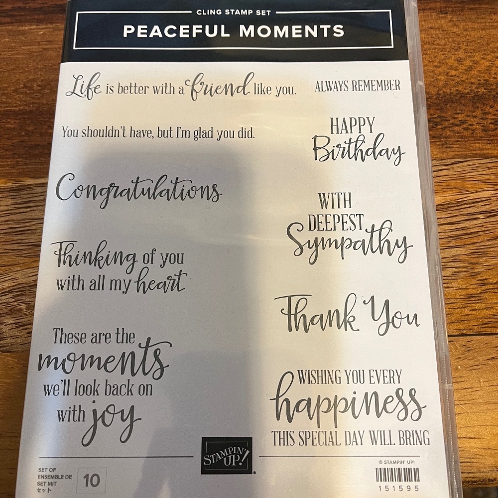 Stampin Up Peaceful Moments Stamp Set